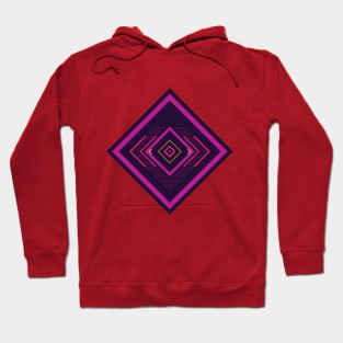 Abstact geometric cubes Hoodie